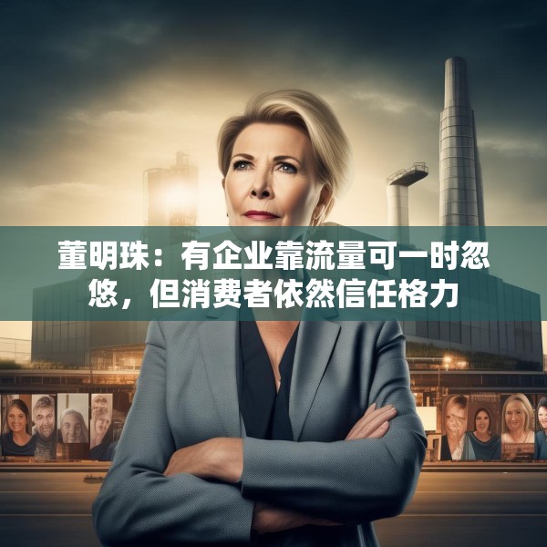 董明珠：有企业靠流量可一时忽悠，但消费者依然信任格力