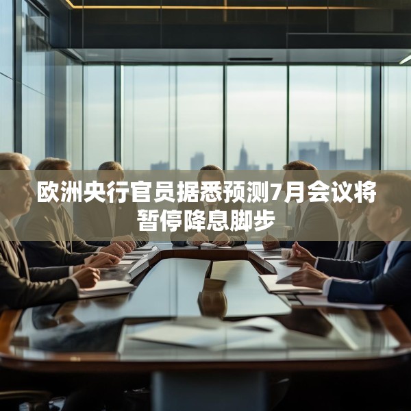 欧洲央行官员据悉预测7月会议将暂停降息脚步