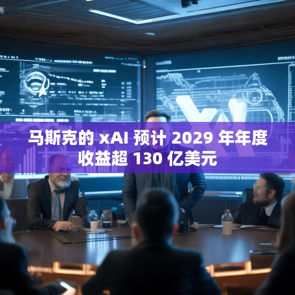 马斯克的 xAI 预计 2029 年年度收益超 130 亿美元