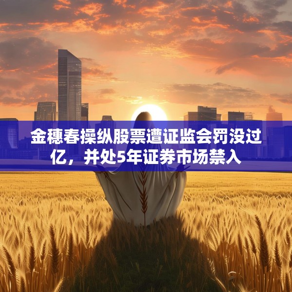 金穗春操纵股票遭证监会罚没过亿，并处5年证券市场禁入