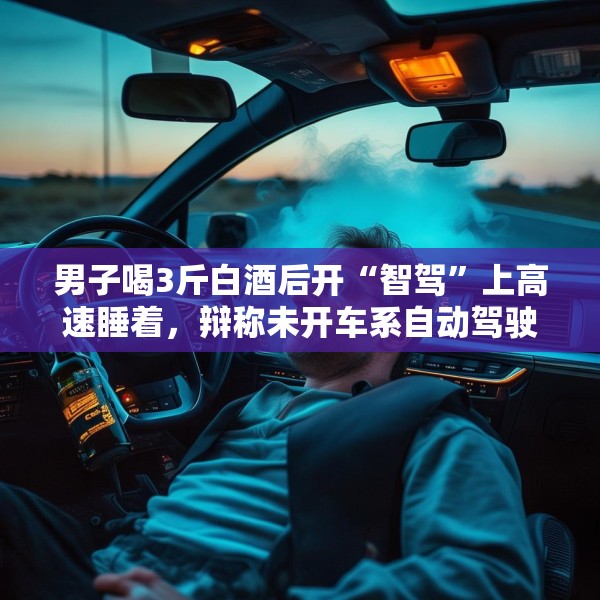 男子喝3斤白酒后开“智驾”上高速睡着，辩称未开车系自动驾驶