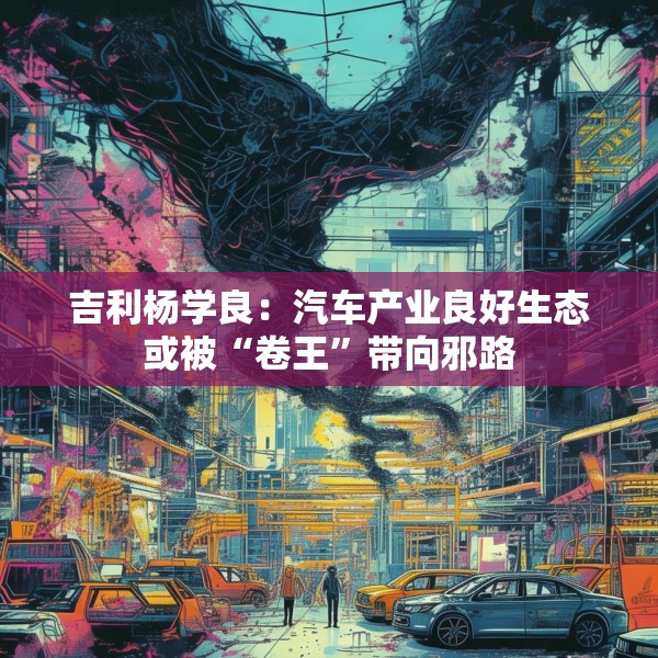吉利杨学良：汽车产业良好生态或被“卷王”带向邪路