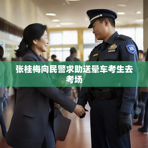 张桂梅向民警求助送晕车考生去考场