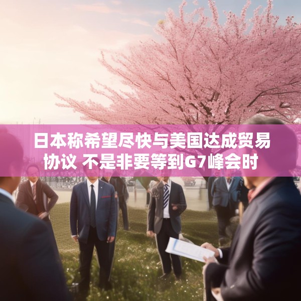 日本称希望尽快与美国达成贸易协议 不是非要等到G7峰会时