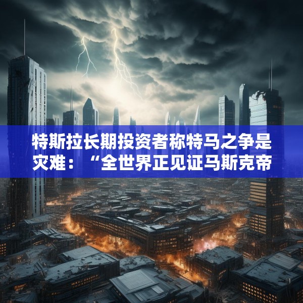 特斯拉长期投资者称特马之争是灾难：“全世界正见证马斯克帝国的瓦解”