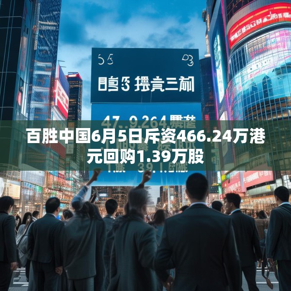 百胜中国6月5日斥资466.24万港元回购1.39万股