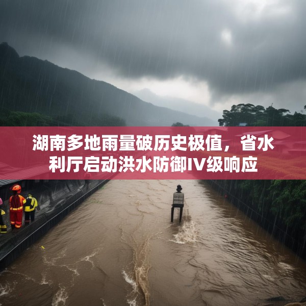 湖南多地雨量破历史极值，省水利厅启动洪水防御IV级响应