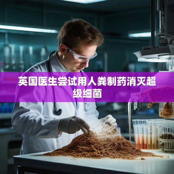 英国医生尝试用人粪制药消灭超级细菌