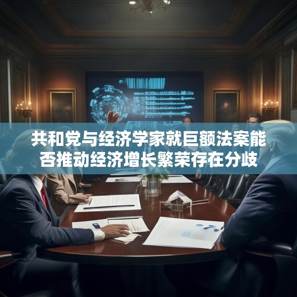 共和党与经济学家就巨额法案能否推动经济增长繁荣存在分歧