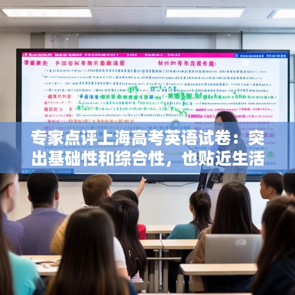 专家点评上海高考英语试卷：突出基础性和综合性，也贴近生活实际
