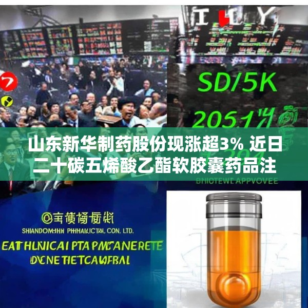 山东新华制药股份现涨超3% 近日二十碳五烯酸乙酯软胶囊药品注册获批