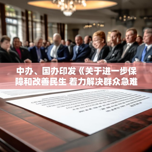 中办、国办印发《关于进一步保障和改善民生 着力解决群众急难愁盼的意见》
