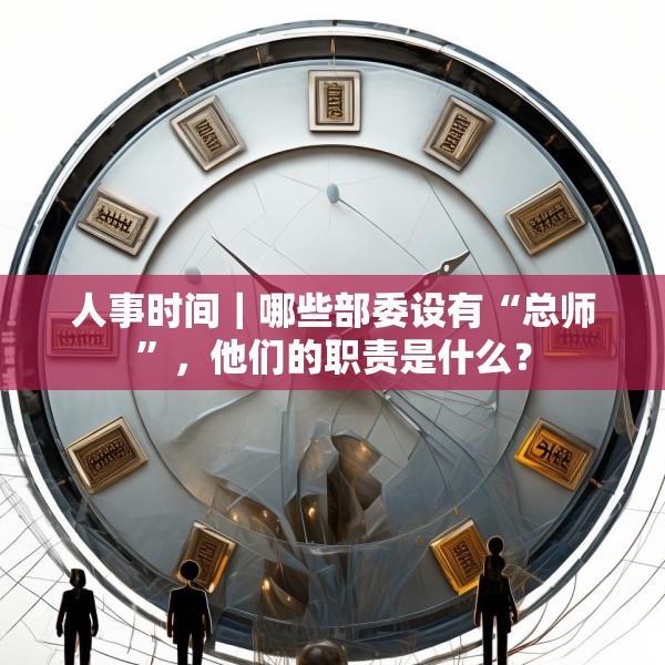 人事时间｜哪些部委设有“总师”，他们的职责是什么？