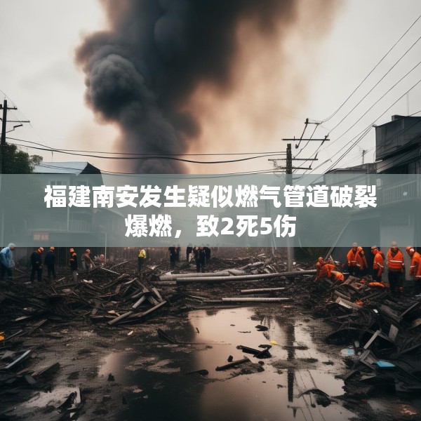 福建南安发生疑似燃气管道破裂爆燃，致2死5伤