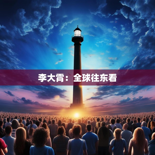 李大霄：全球往东看