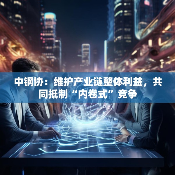 中钢协：维护产业链整体利益，共同抵制“内卷式”竞争