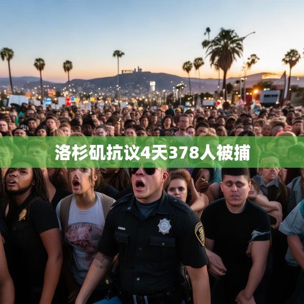 洛杉矶抗议4天378人被捕