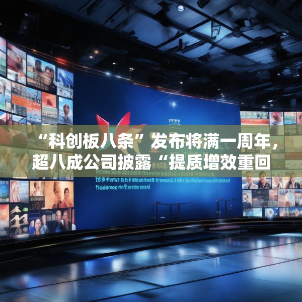 “科创板八条”发布将满一周年，超八成公司披露“提质增效重回报”方案
