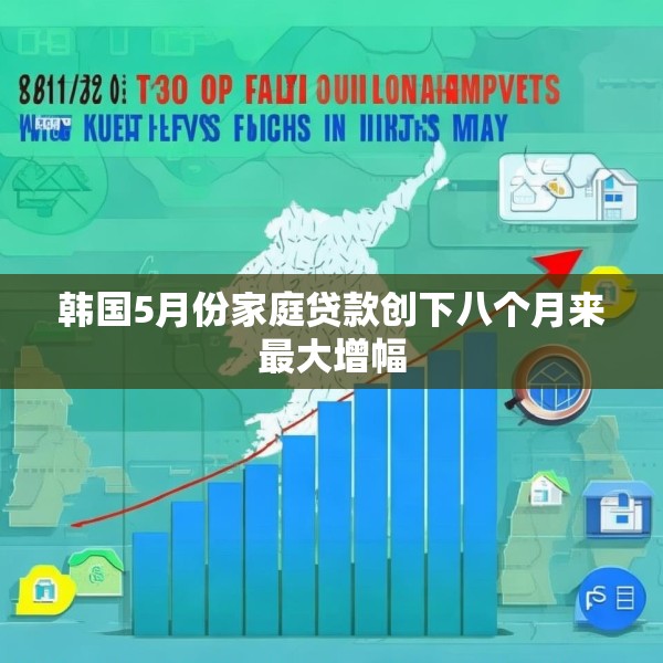 韩国5月份家庭贷款创下八个月来最大增幅