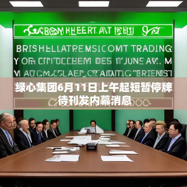 绿心集团6月11日上午起短暂停牌 待刊发内幕消息