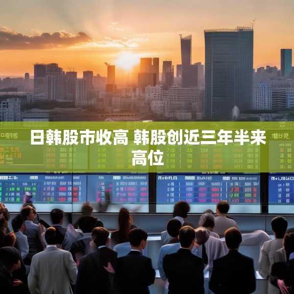 日韩股市收高 韩股创近三年半来高位