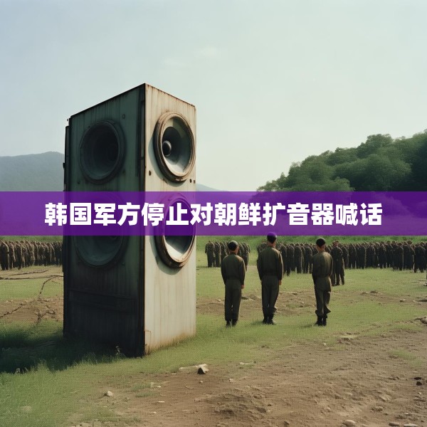 韩国军方停止对朝鲜扩音器喊话