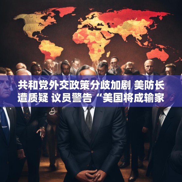 共和党外交政策分歧加剧 美防长遭质疑 议员警告“美国将成输家”