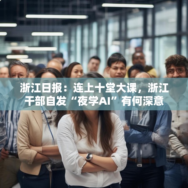 浙江日报：连上十堂大课，浙江干部自发“夜学AI”有何深意