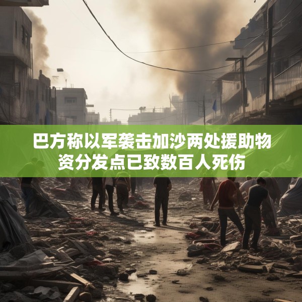 巴方称以军袭击加沙两处援助物资分发点已致数百人死伤