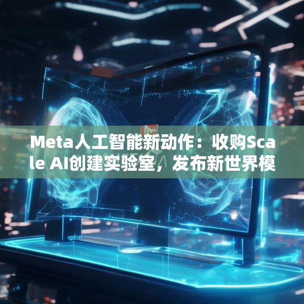 Meta人工智能新动作：收购Scale AI创建实验室，发布新世界模型
