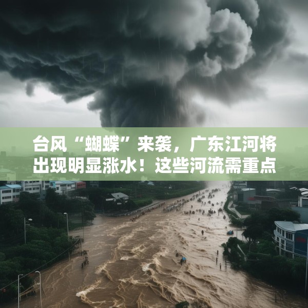 台风“蝴蝶”来袭，广东江河将出现明显涨水！这些河流需重点关注