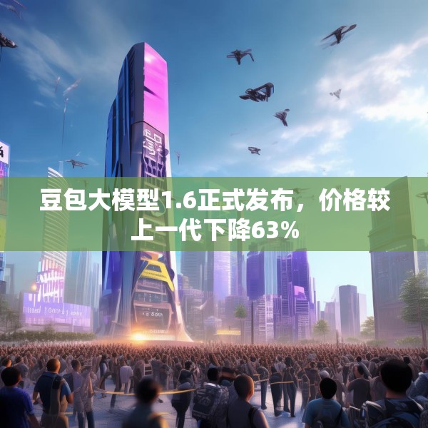 豆包大模型1.6正式发布，价格较上一代下降63%