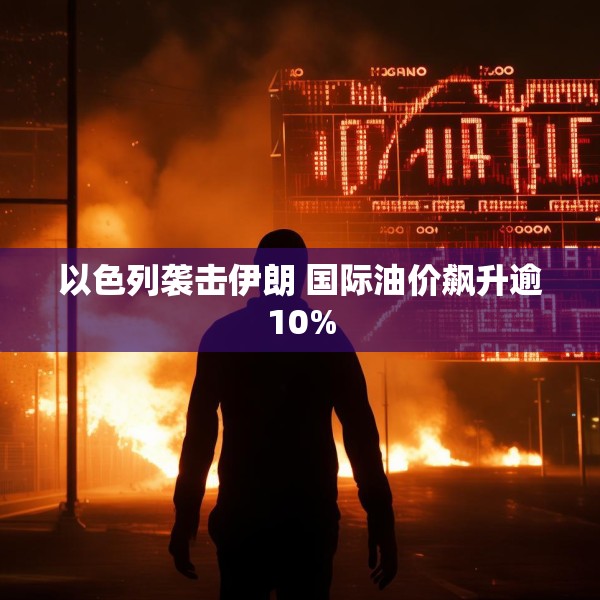 以色列袭击伊朗 国际油价飙升逾10%