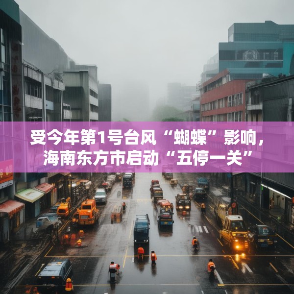 受今年第1号台风“蝴蝶”影响，海南东方市启动“五停一关”