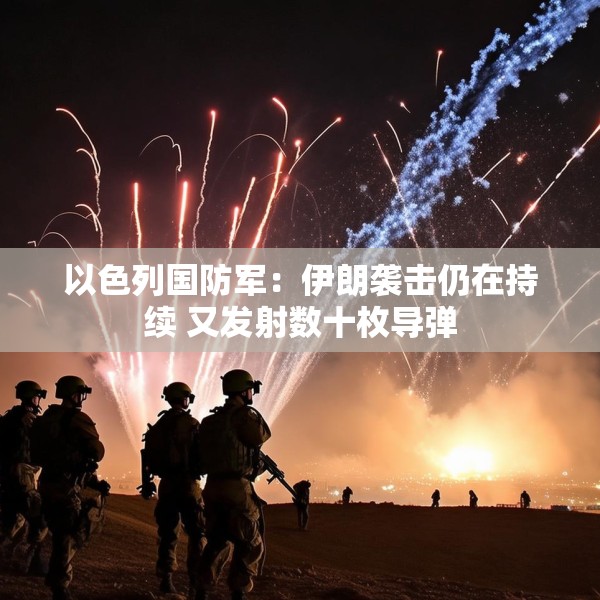 以色列国防军：伊朗袭击仍在持续 又发射数十枚导弹