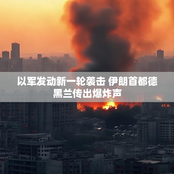 以军发动新一轮袭击 伊朗首都德黑兰传出爆炸声