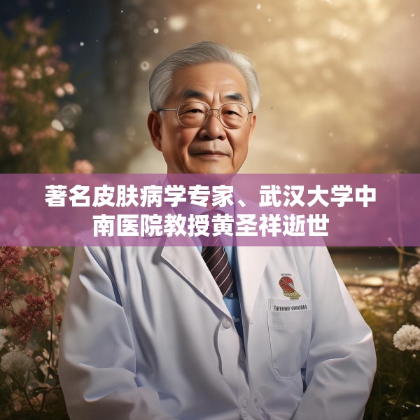 著名皮肤病学专家、武汉大学中南医院教授黄圣祥逝世