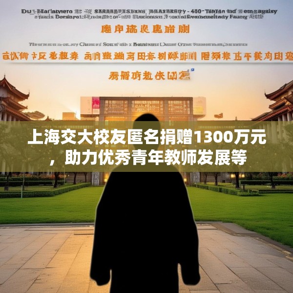 上海交大校友匿名捐赠1300万元，助力优秀青年教师发展等