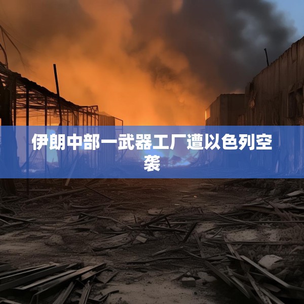 伊朗中部一武器工厂遭以色列空袭