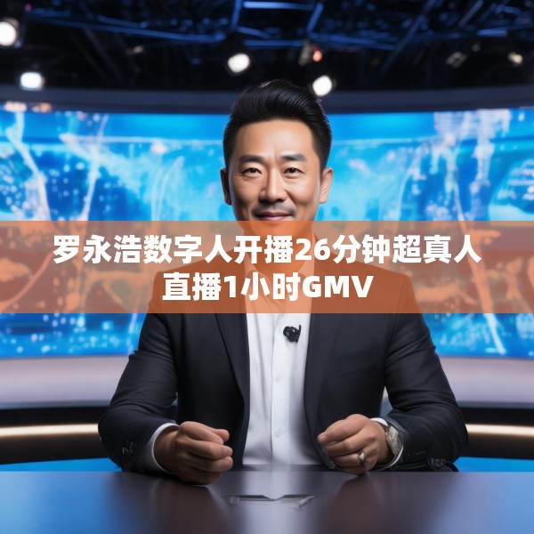 罗永浩数字人开播26分钟超真人直播1小时GMV