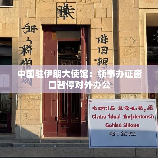 中国驻伊朗大使馆：领事办证窗口暂停对外办公