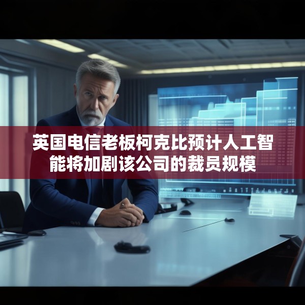 英国电信老板柯克比预计人工智能将加剧该公司的裁员规模
